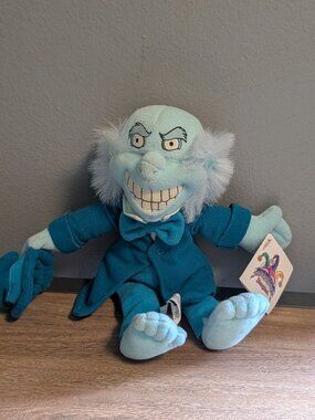 Disney 1990s Haunted Mansion Hitchhiking Ghost Happy Haunt 10" Plush NWT Glows
